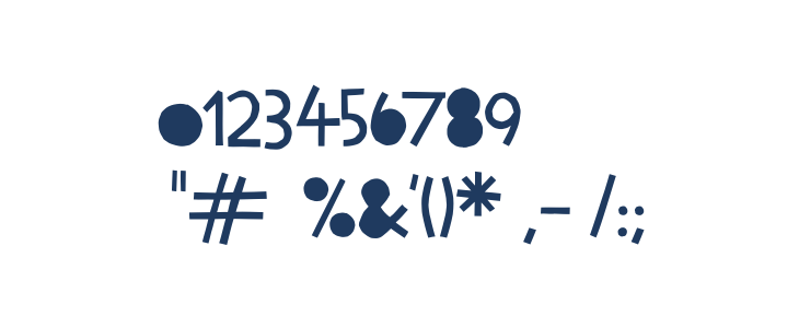 LillyBeta Regular Other Characters