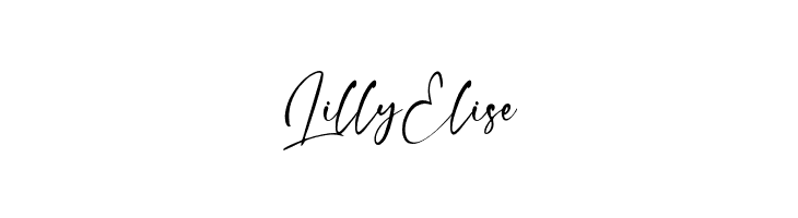 LillyElise  Free Fonts Download