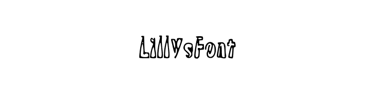 Lilly_sFont Polices