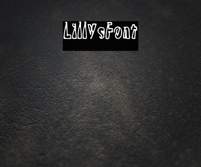Lilly_sFont Font examples