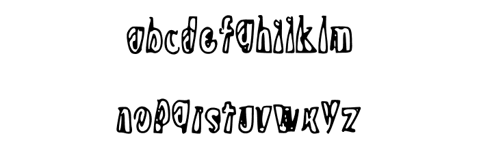 Lilly_sFont Font LOWERCASE