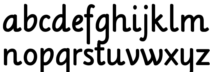 Lilly Font LOWERCASE