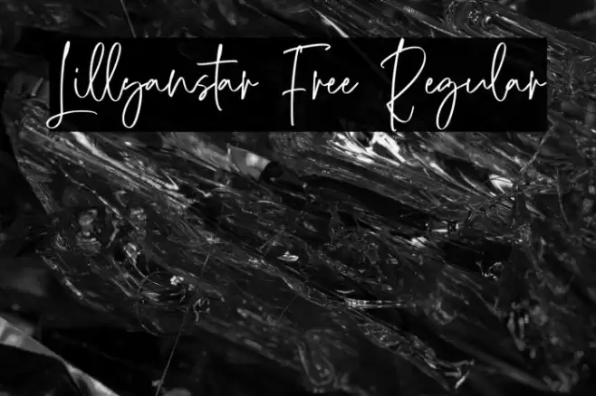 Lillyanstar Free Regular フォント examples