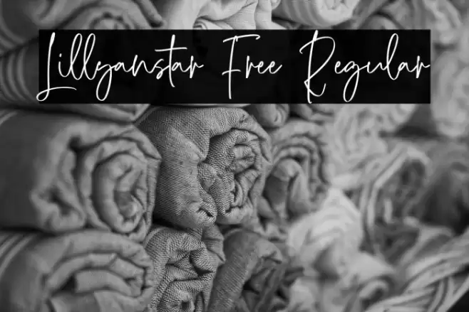 Lillyanstar Free Regular フォント examples