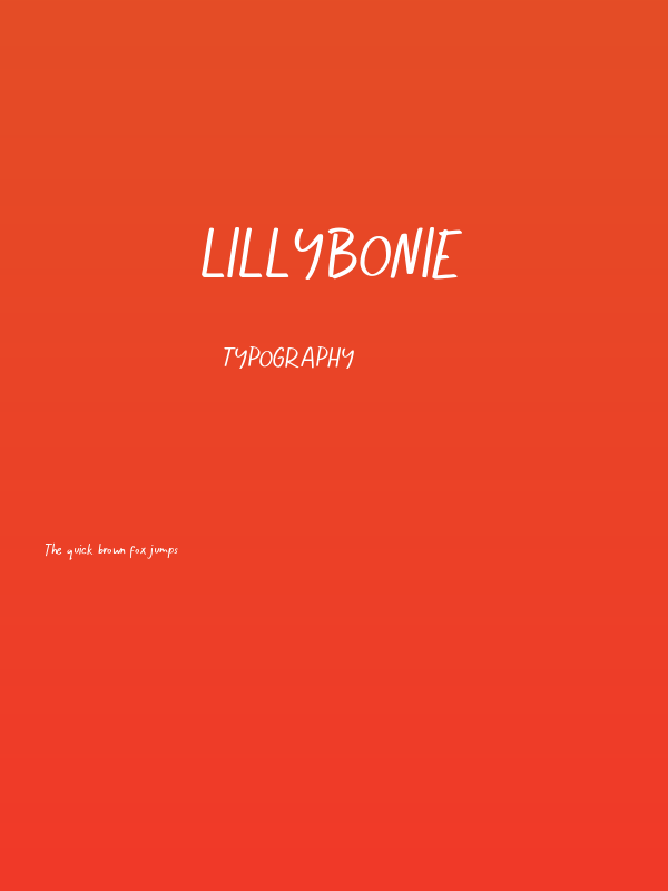 Lillybonie Poster