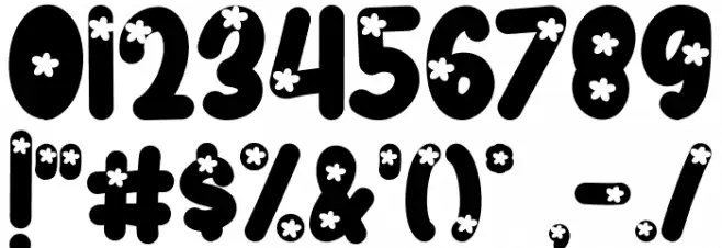 Lily Clover Font OTHER CHARS