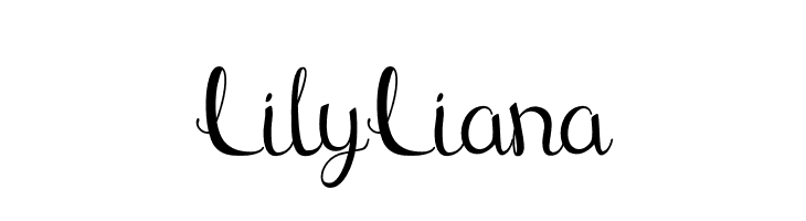 Lily Liana  baixar fontes gratis