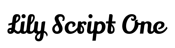 Lily Script One Font