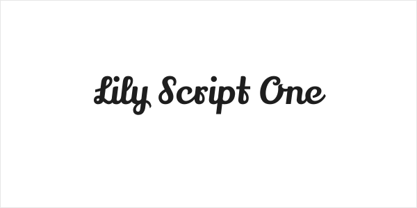 Lily Script One Logo