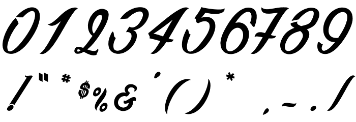 Lily of the Valley_PersonalUseOnly Font OTHER CHARS
