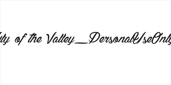 Lily of the Valley_PersonalUseOnly Logo