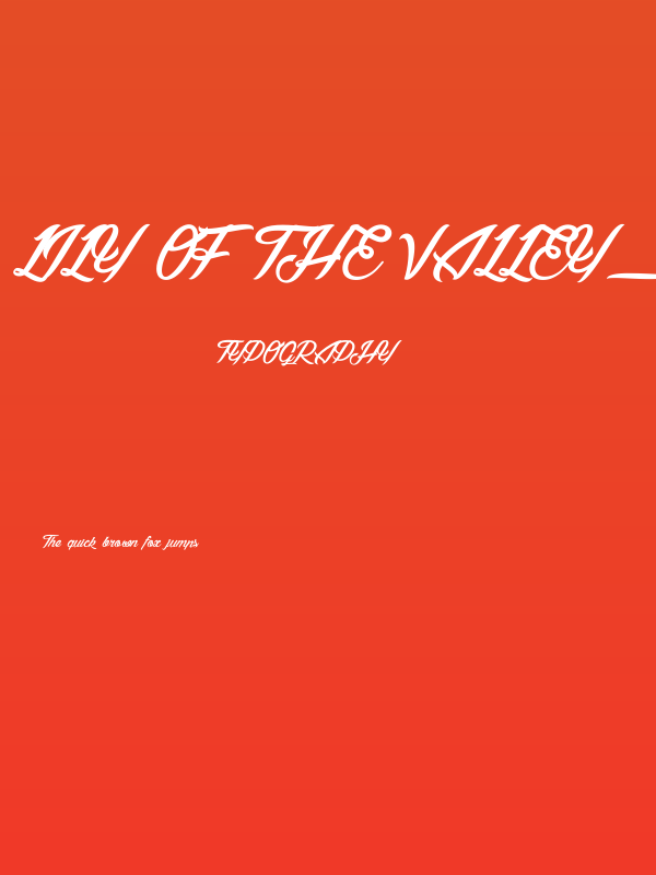 Lily of the Valley_PersonalUseOnly Poster