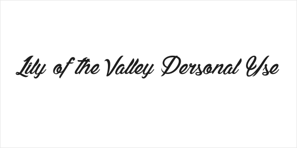 Lily of the Valley_Personal_Use Logo