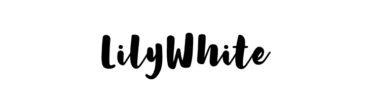 LilyWhite  Скачать бесплатные шрифты