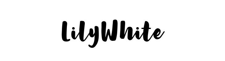 LilyWhite  Frei Schriftart Herunterladen