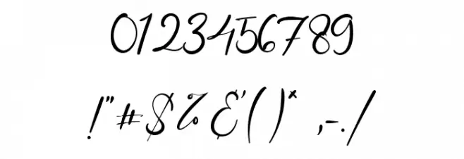 Lilypad Avenue Font OTHER CHARS