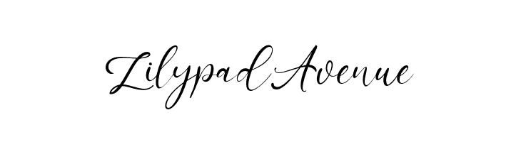 LilypadAvenue  Free Fonts Download