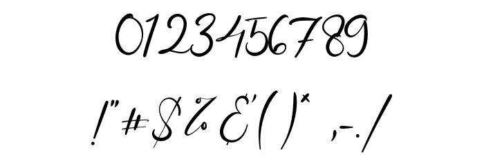 LilypadAvenue Font OTHER CHARS