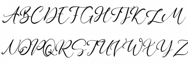 LilypadAvenue Schriftart Groß