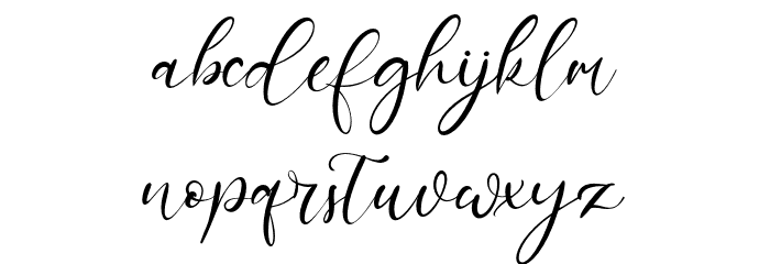 LilypadAvenue Font LOWERCASE