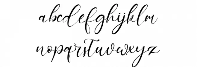 LilypadAvenue फ़ॉन्ट लोअरकेस