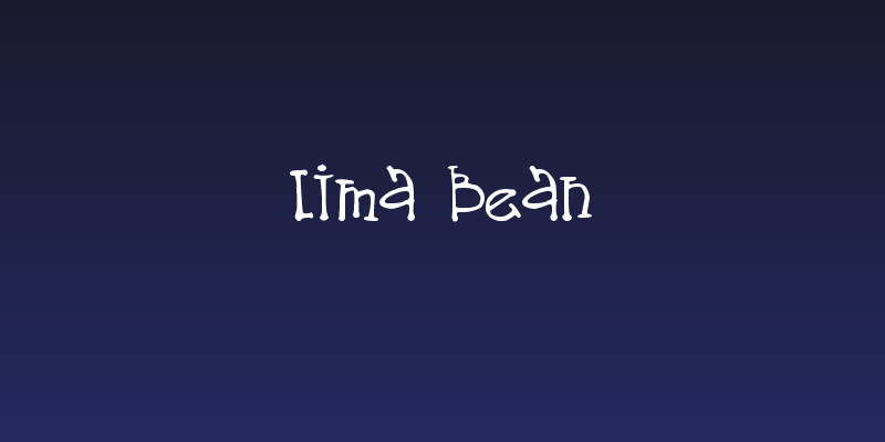 Lima Bean Social Header