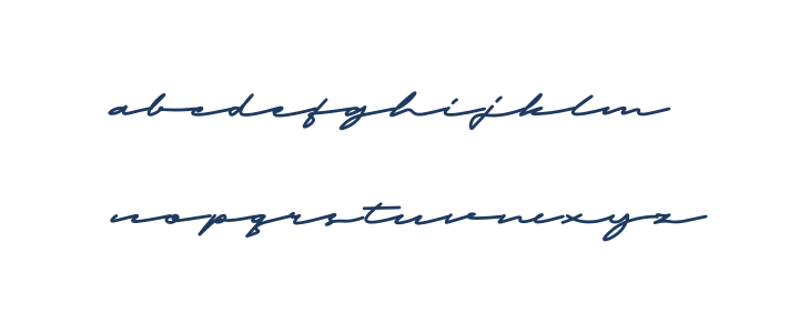 Limbathude Script Lowercase