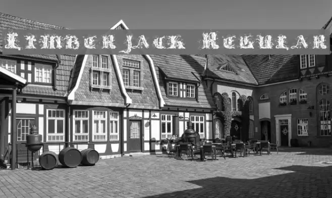Limberjack Regular Schriftart examples
