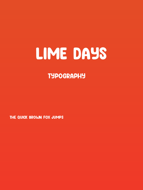 Lime Days Poster