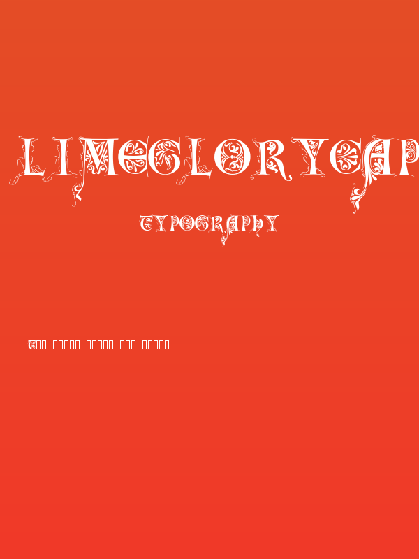 LimeGloryCaps Poster