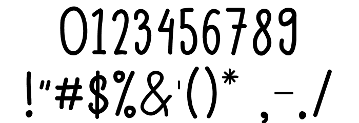 LimejuiceThin Font OTHER CHARS
