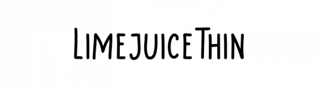 LimejuiceThin  Fuentes Gratis Descargar