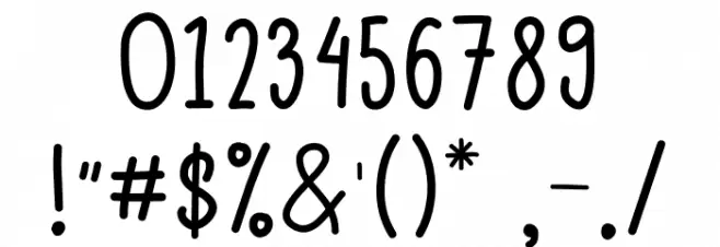 LimejuiceThin Font OTHER CHARS