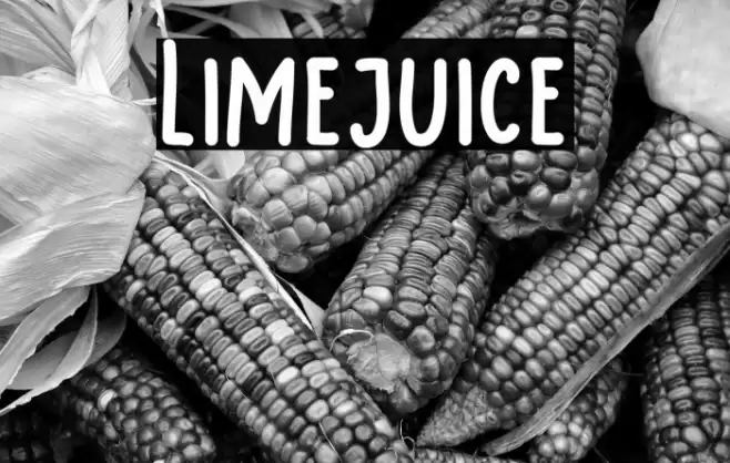 Limejuice Font examples
