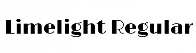 Limelight Regular  नि: शुल्क फ़ॉन्ट्स डाउनलोड