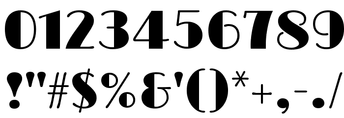 Limelight Regular Font OTHER CHARS