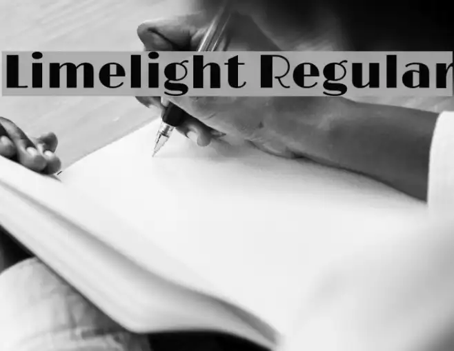 Limelight Regular Example 2