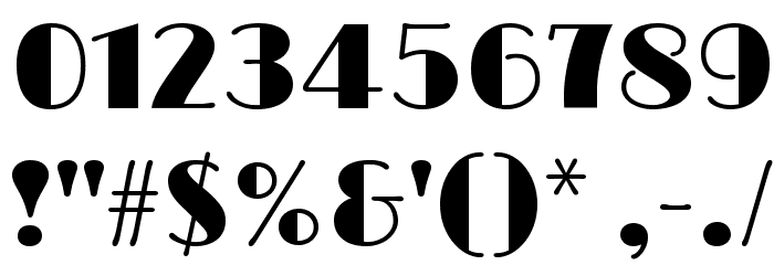 Limelight Font OTHER CHARS