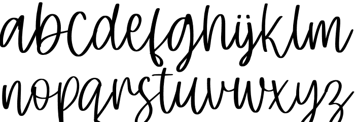 Limelly Personal Use Font LOWERCASE