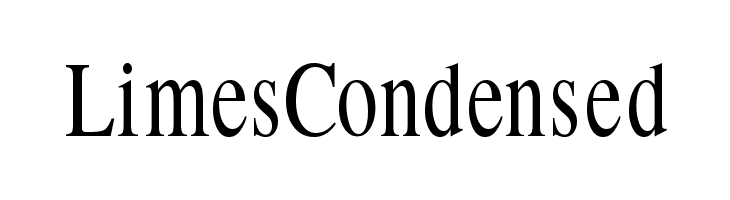LimesCondensed Font