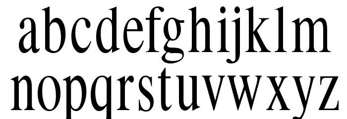 LimesCondensed Font LOWERCASE