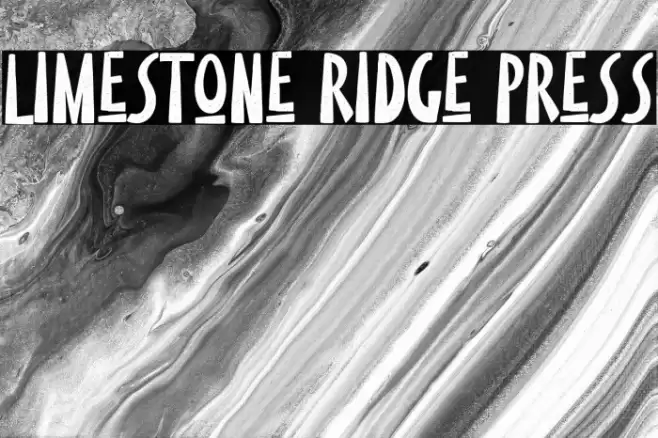 Limestone Ridge Press Font examples