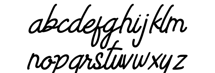 Limestone Ridge Script Press Font LOWERCASE