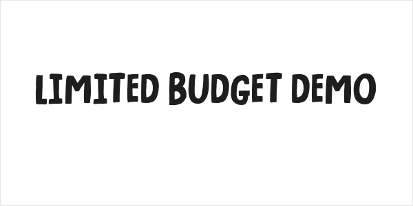 Limited Budget DEMO Logo