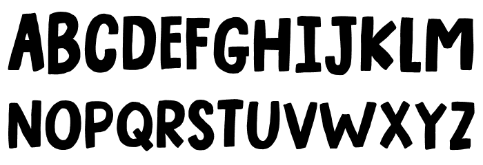 Limited Budget DEMO Schriftart Kleinbuchstaben