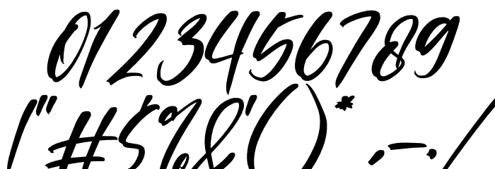 Limited Edition Italic Font OTHER CHARS