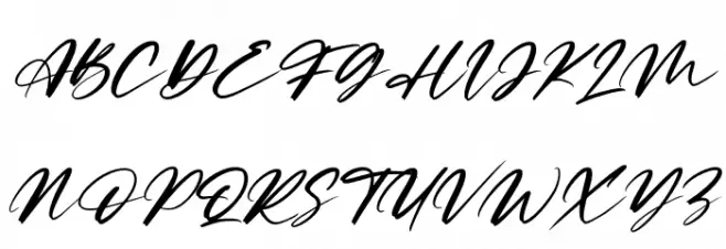 Limited Edition Italic フォント 大文字