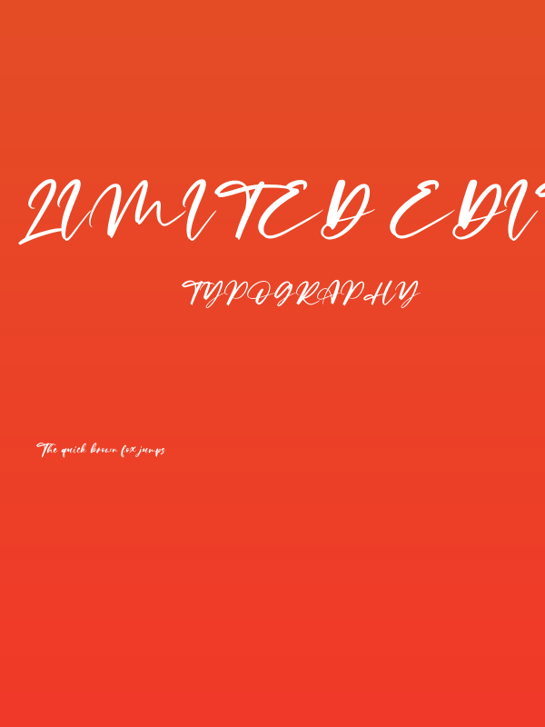 Limited Edition Poster