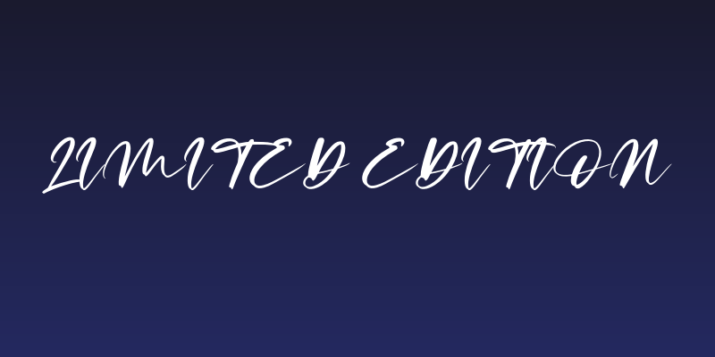 Limited Edition Social Header