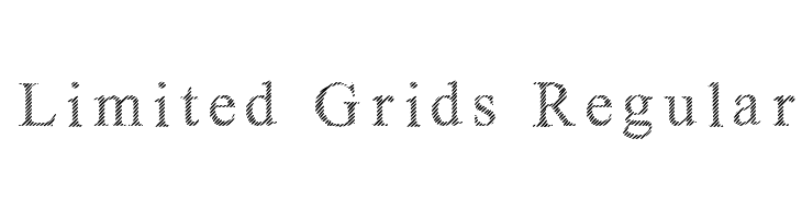 Limited Grids Regular  font caratteri gratis